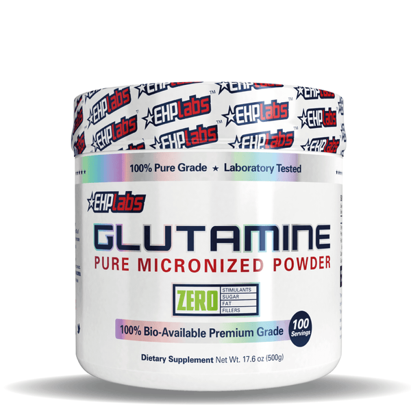 EHP Labs Glutamine 500g Unflavoured 100 Servings - Sports Supplements at MySupplementShop by Ehp Labs