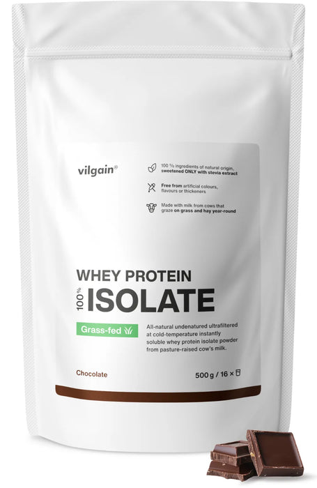 Vilgain Grass-fed Whey Protein Isolate 500g