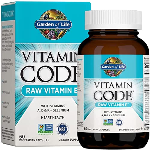 Garden of Life Vitamin Code Raw Vitamin E - 60 vcaps - Vitamins &amp; Minerals at MySupplementShop by Garden of Life