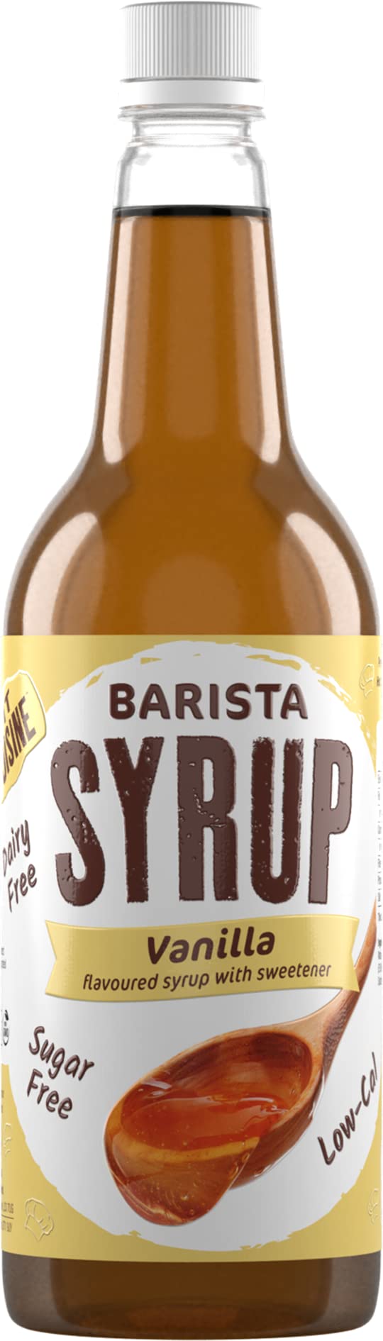 Fit Cuisine Low-Cal Barista Syrup, Vanilla - 1000 ml.: Guilt-Free Flavor, Vanilla Indulgence | Premium Syrup at MYSUPPLEMENTSHOP