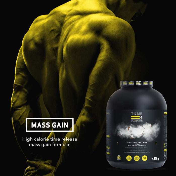 Time 4 Nutrition Time 4 Mass Gain 4.5kg Best Value Protein Supplement Powder at MYSUPPLEMENTSHOP.co.uk