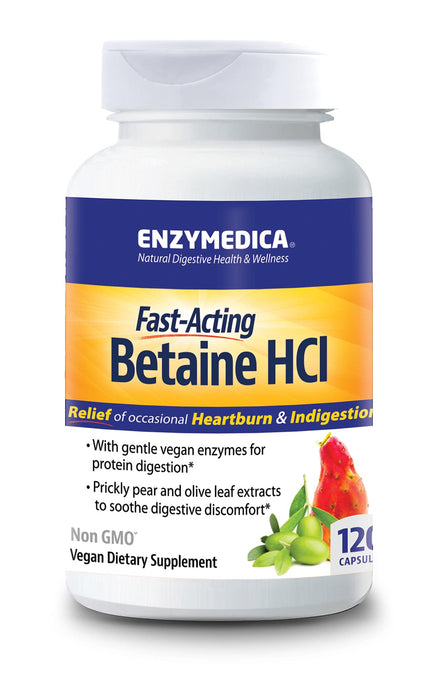 Enzymedica Betaine HCl - 120 caps - Nutritional Supplement at MySupplementShop by Enzymedica