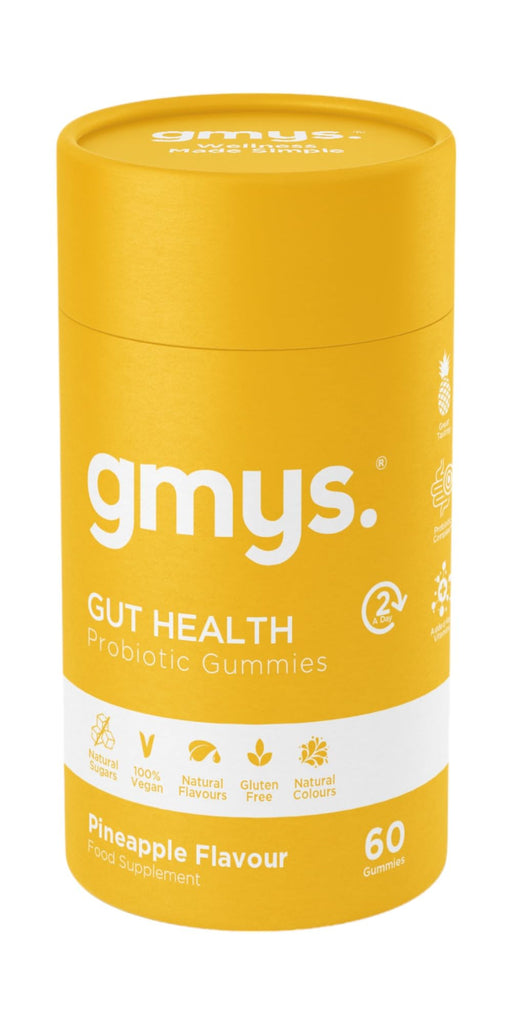 Gmys Gut Health Gummies, Pineapple - 60 gummies - Nutritional Supplement at MySupplementShop by gmys.