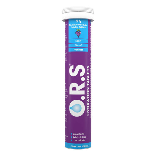 Ors Oral Rehydration Salt Tablets Blackcurrant