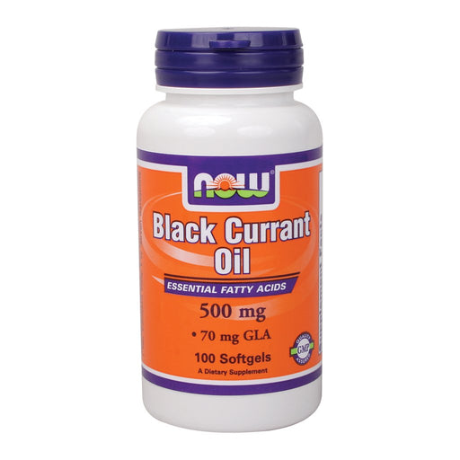 NOW Foods Black Currant Oil, 500mg - 100 softgels - Health and Wellbeing at MySupplementShop by NOW Foods