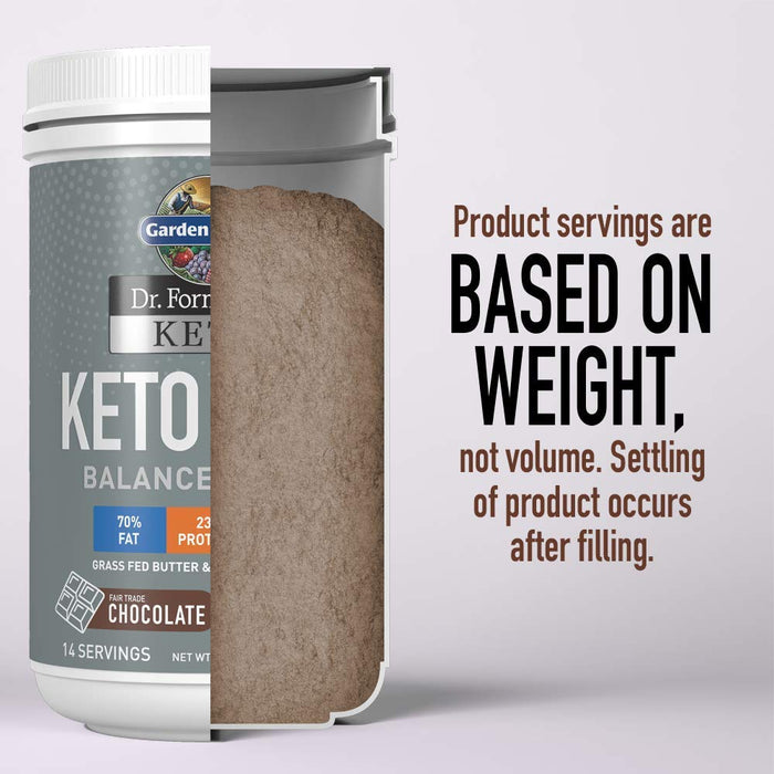 Garden of Life Dr. Formulated Keto Meal, Chocolate - 700g | High-Quality Whey Proteins | MySupplementShop.co.uk