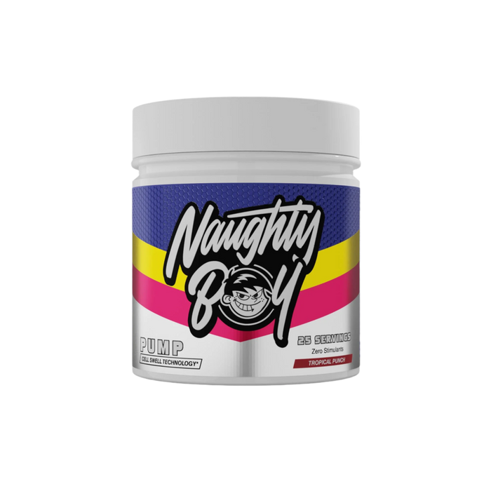 NaughtyBoy® PUMP Stim Free Pre Workout - 25 Servings