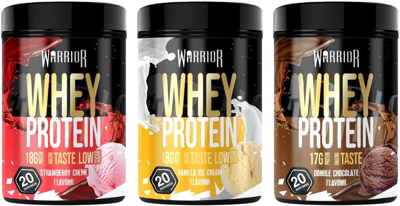 Whey Protein, Vanilla Ice Cream - 500g - Protein at MySupplementShop by Warrior