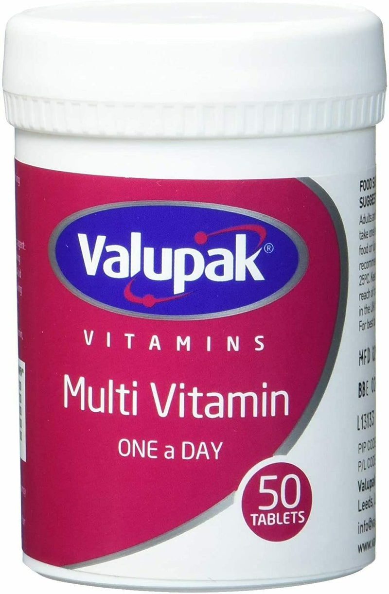 Valupak Multi-Vitamin One-A-Day Tablets