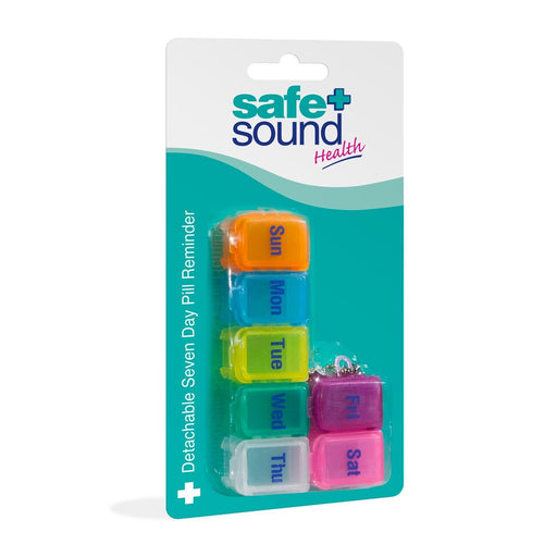 Safe & Sound Medicine Organisers Detachable Pill Reminder