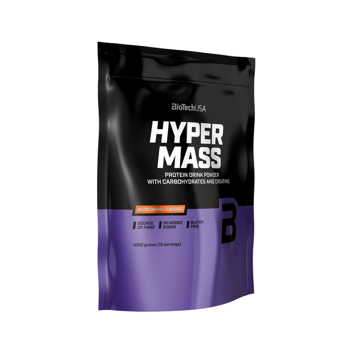 BioTechUSA Hyper Mass, Salted Caramel - 1000 grams