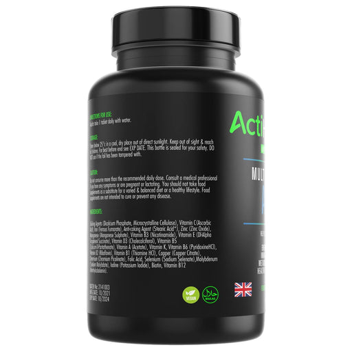 ActiHealth Multivitamin A-Z - 35 tabs | High-Quality Vitamins & Minerals | MySupplementShop.co.uk