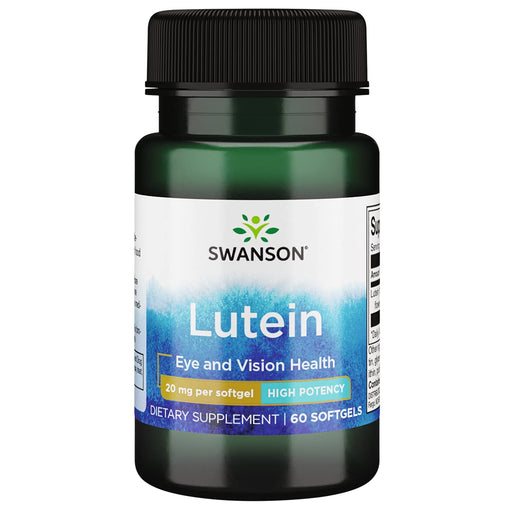 Swanson Lutein, 20mg - 60 softgels | High-Quality Medication | MySupplementShop.co.uk