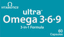 Vitabiotics Ultra Omega 3-6-9 3-in-1 Formula Capsules
