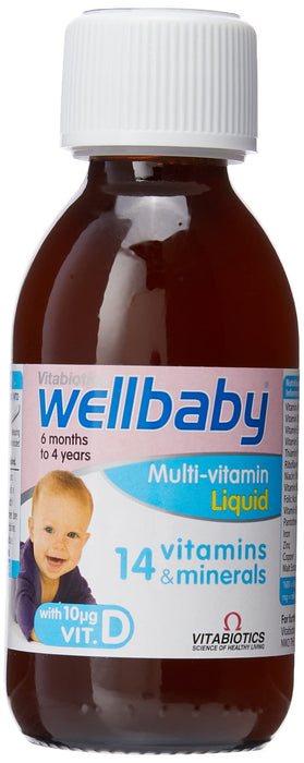 Vitabiotics Wellkid Calcium Liquid 