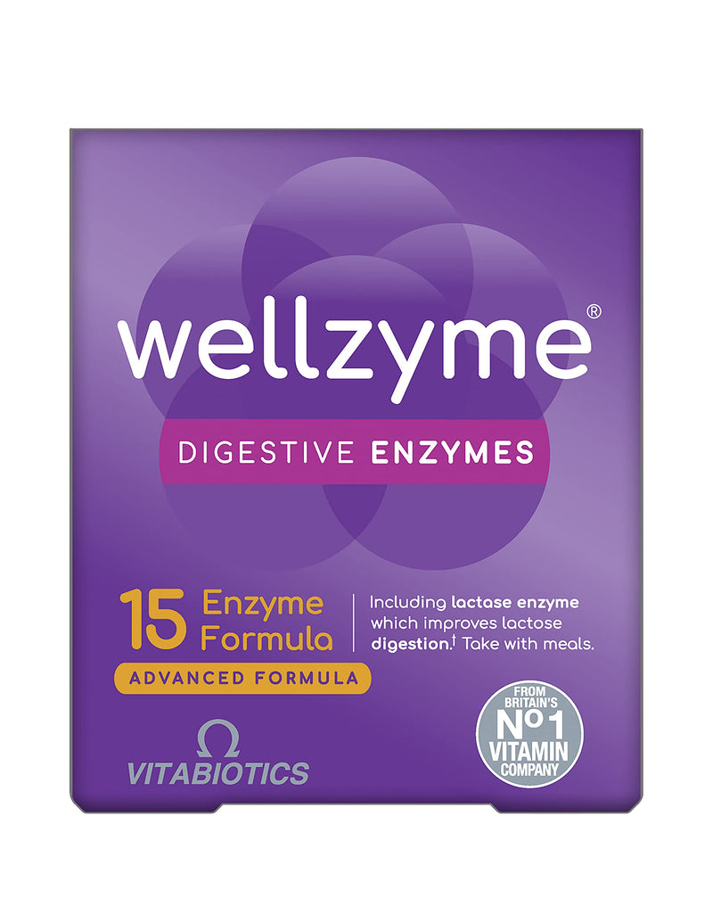 Vitabiotics Wellzyme Digestive Enzymes Advanced Formula Capsules