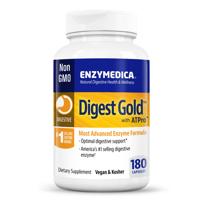 Enzymedica Digest Gold 180 Capsules - Nutritional Supplement at MySupplementShop by Enzymedica