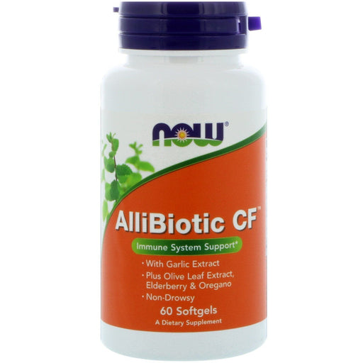 NOW Foods AlliBiotic CF - 60 softgels | High-Quality Health and Wellbeing | MySupplementShop.co.uk