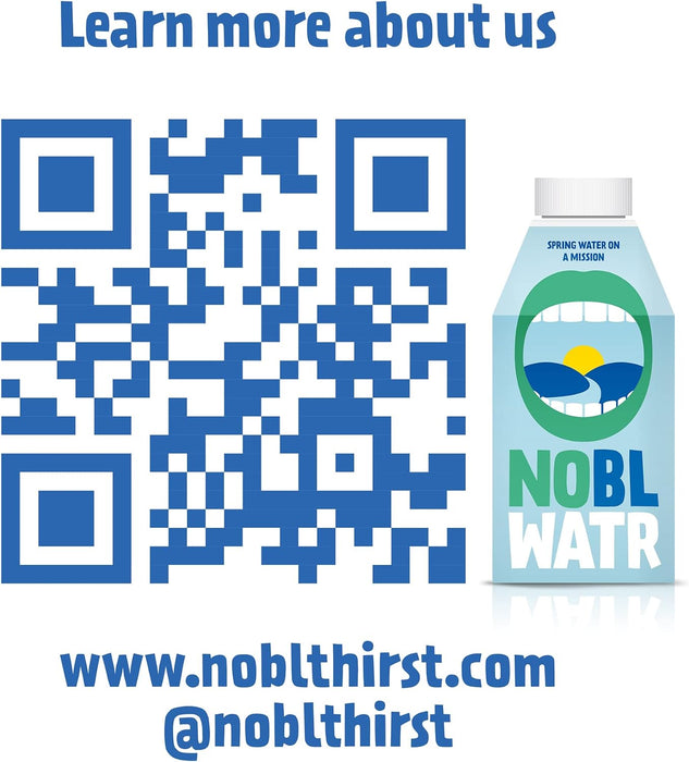 NOBL WATR - Spring Water on a Mission