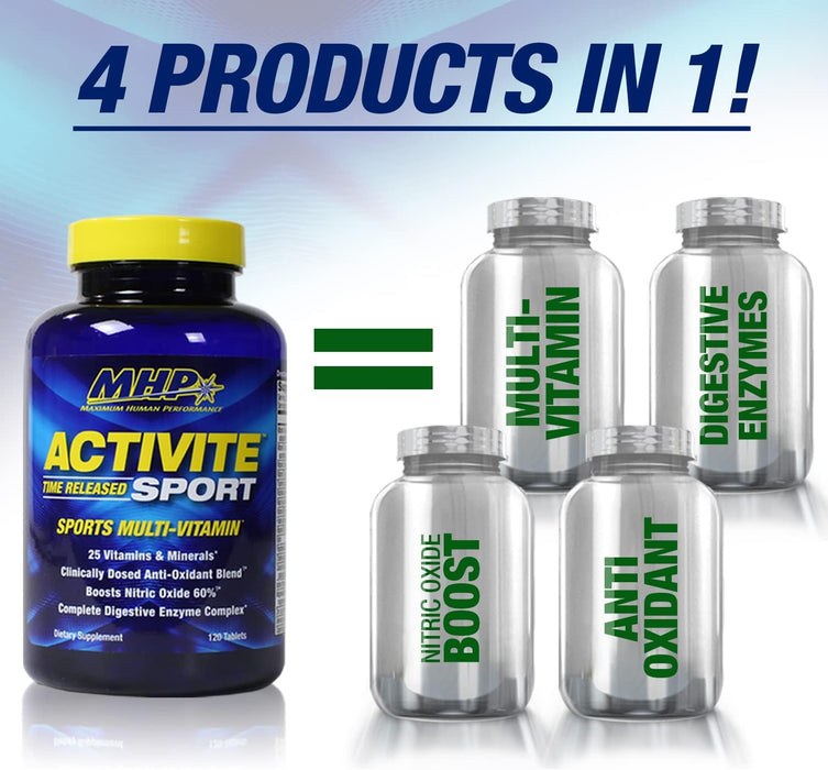 MHP Activite Sport - 120 tablets - Vitamins &amp; Minerals at MySupplementShop by MHP