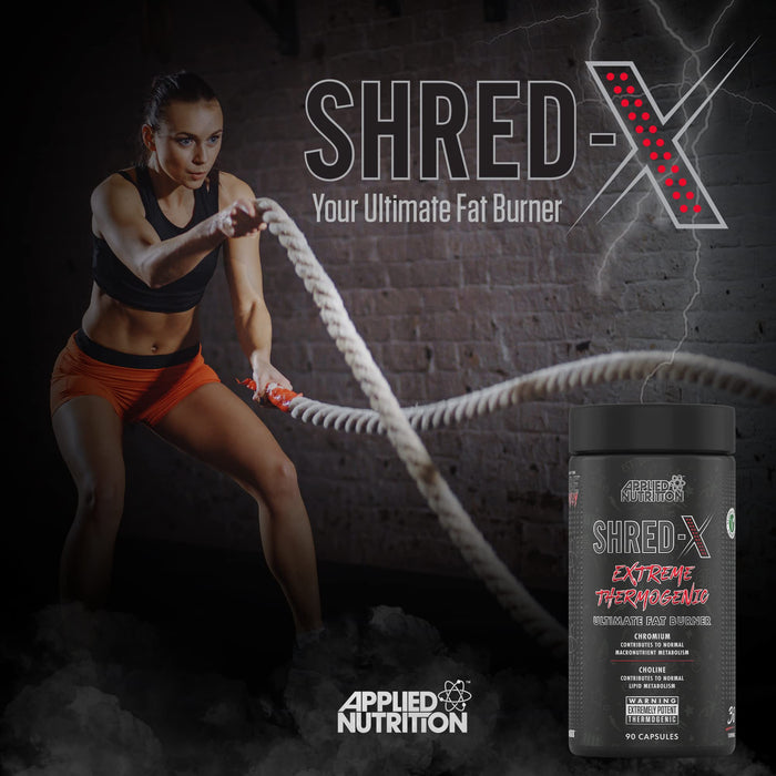 Applied Nutrition Shred-X 90 caps - Slimming and Weight Management at MySupplementShop by Applied Nutrition