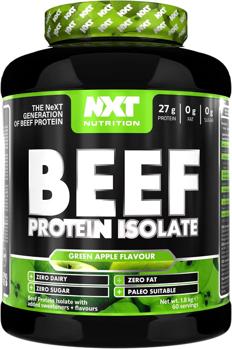 NXT Nutrition Beef Protein Isolate 1.8kg - Apple - Protein Powder at MySupplementShop by Nxt Nutrition