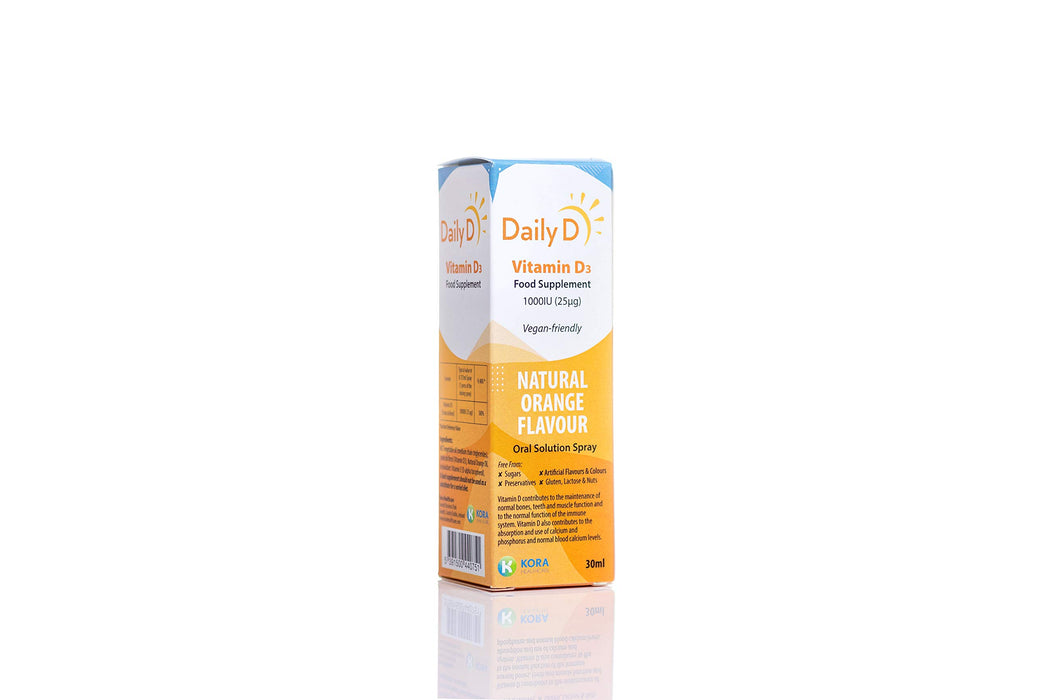 DailyD 1000iu Vitamin D3 Spray
