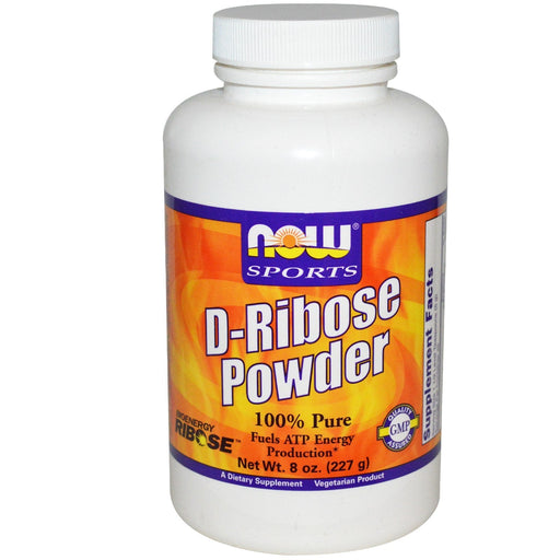 NOW Foods D-Ribose, Powder - 227g | High-Quality Special Formula | MySupplementShop.co.uk