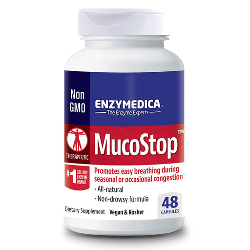 Enzymedica MucoStop - 48 caps Best Value Nutritional Supplement at MYSUPPLEMENTSHOP.co.uk