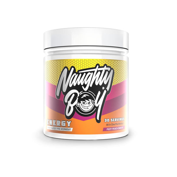 Naughty Boy Energy 390g Fizzy Peach Sweets