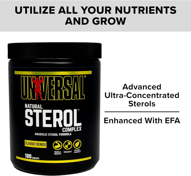 Universal Nutrition Natural Sterol Complex - 180 tablets - Natural Testosterone Support at MySupplementShop by Universal Nutrition