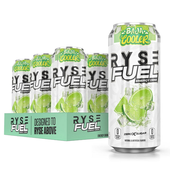 RYSE Fuel Energy Drink, Baja Cooler 12 x 473 ml