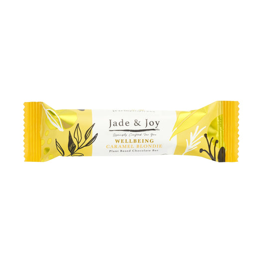 Jade & Joy Wellbeing 12x44g Caramel Blondie Best Value Snack Food Bar at MYSUPPLEMENTSHOP.co.uk