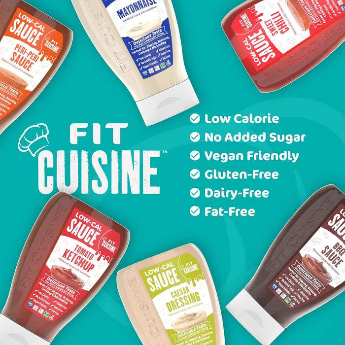 Fit Cuisine Low Calorie Sauce Garlic & Herb 425ml