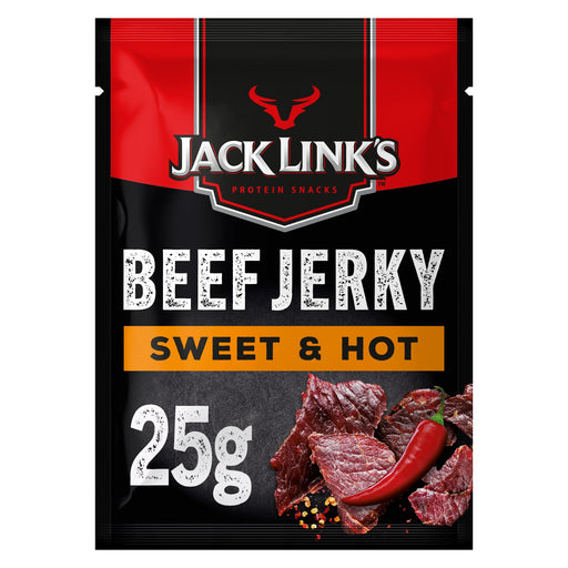 Jack Links Beef Jerky 12x25g Sweet and Hot - Sports Nutrition at MySupplementShop by Jack Link's