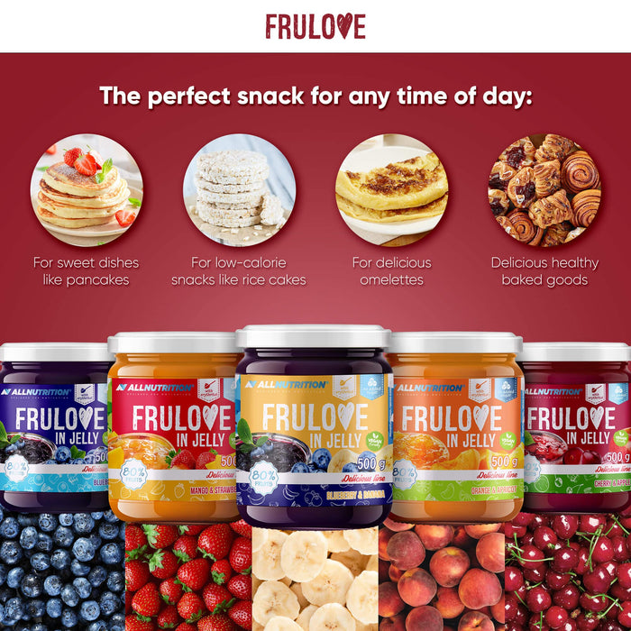 Allnutrition Frulove In Jelly, Kiwi &amp; Strawberry - 500g - Food at MySupplementShop by Allnutrition