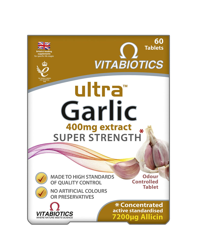 Vitabiotics Ultra Garlic Tablets 400mg