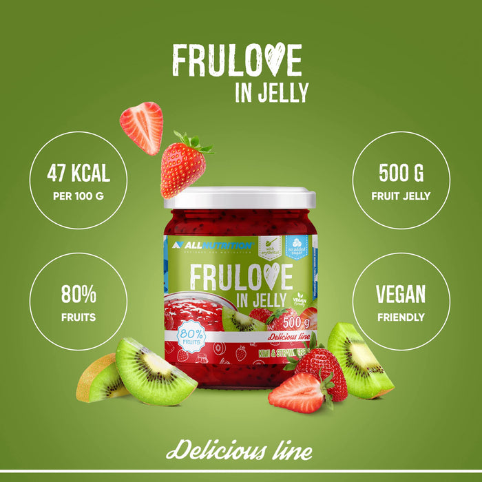 Allnutrition Frulove In Jelly, Kiwi &amp; Strawberry - 500g - Food at MySupplementShop by Allnutrition