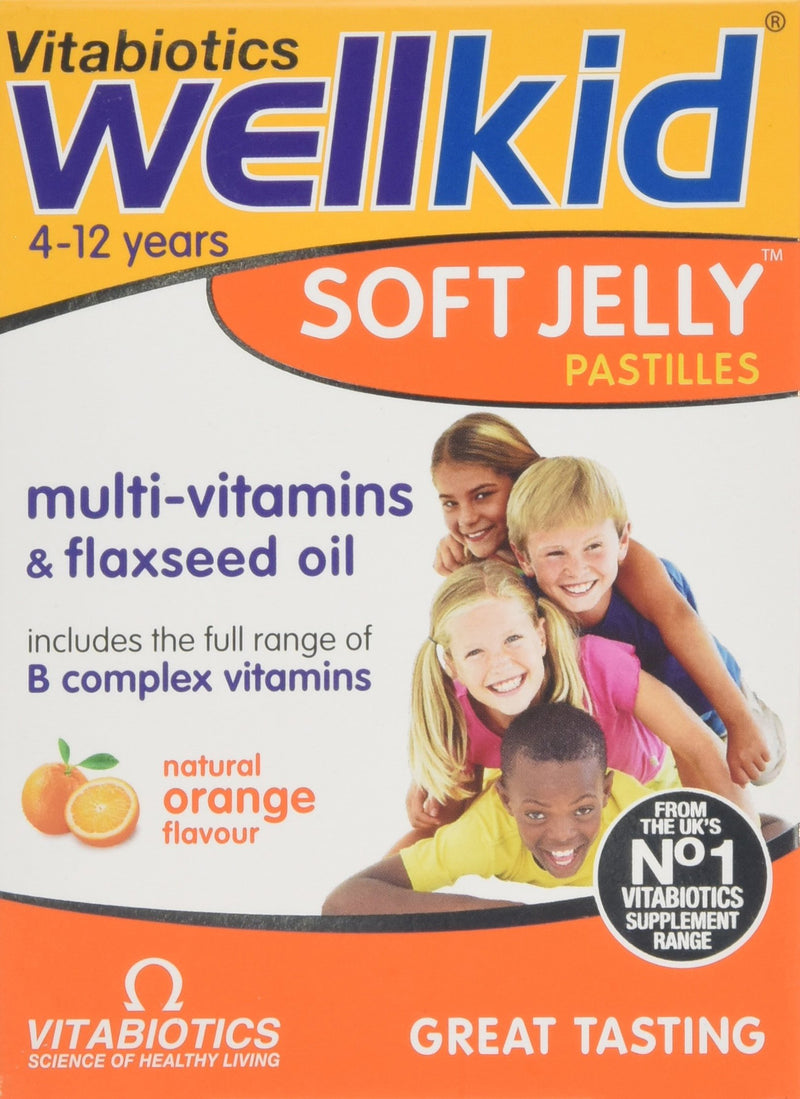 Vitabiotics Wellkid Soft Jelly Pastilles Orange