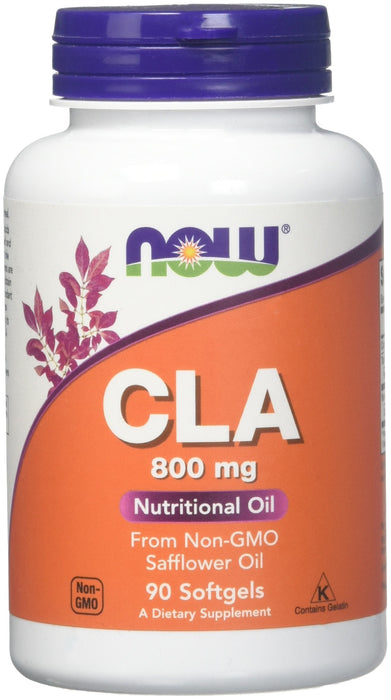 NOW Foods CLA, 800mg - 90 softgels | High-Quality CLA | MySupplementShop.co.uk