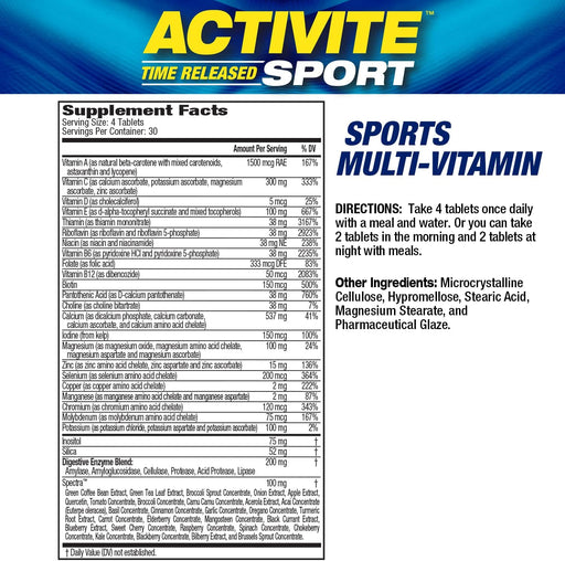 MHP Activite Sport - 120 tablets - Vitamins &amp; Minerals at MySupplementShop by MHP