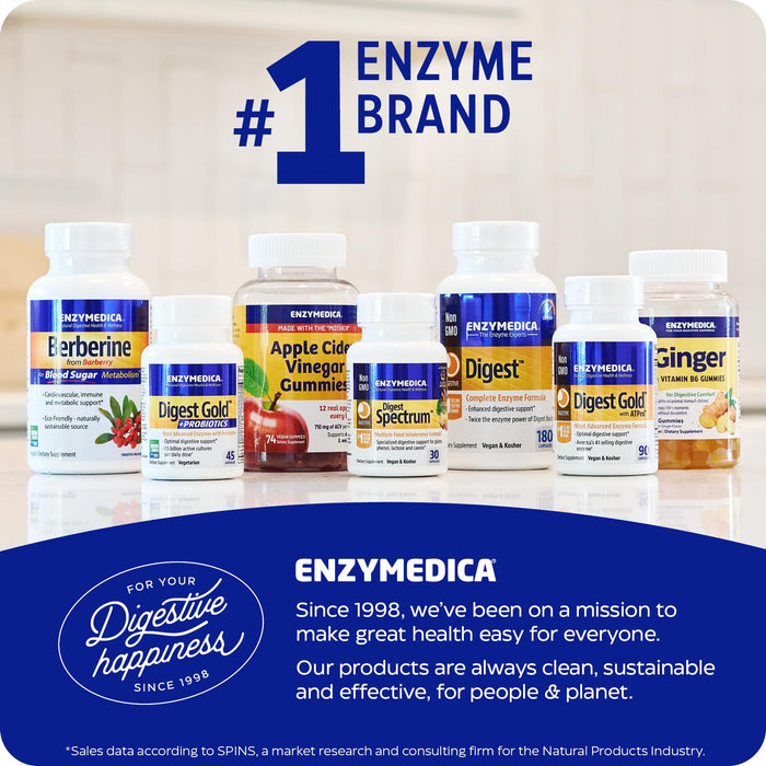 Enzymedica Digest Spectrum 240 Capsules - Nutritional Supplement at MySupplementShop by Enzymedica