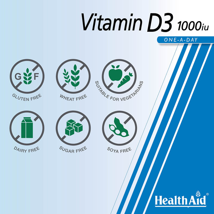 Healthaid Vitamin D3 Tablets 1000Iu