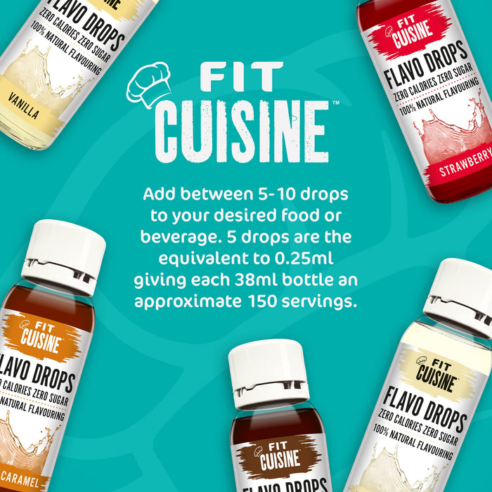 Applied Nutrition Fit Cuisine Flavo Drops 38ml - Natural at MySupplementShop by Fit Cuisine