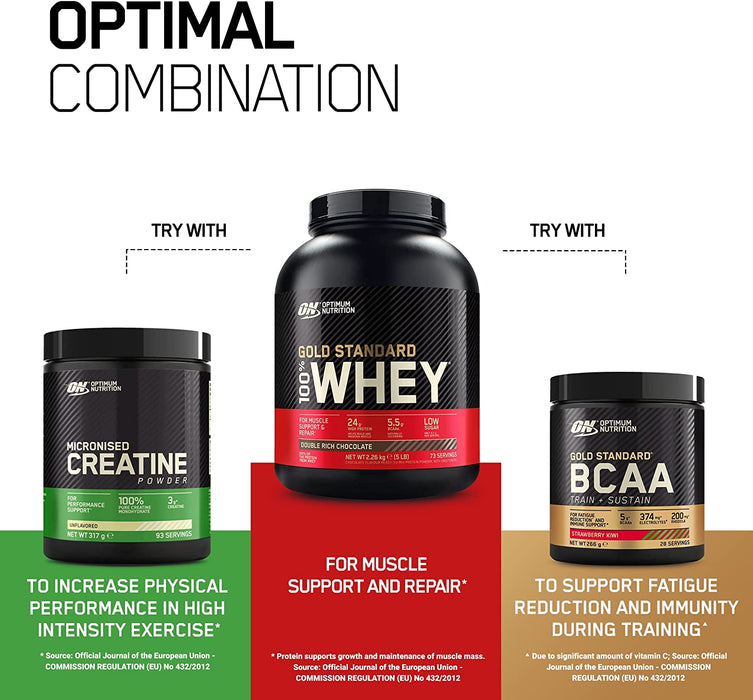 Optimum Nutrition Gold Standard 100% Whey 465g (15 Servings) - Whey Protein at MySupplementShop by Optimum Nutrition