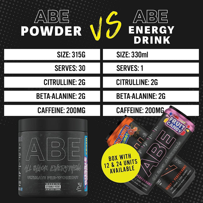 MySupplementShop Supplements Applied Nutrition ABE Pre Workout Cans 12 x 330ml by Applied Nutrition