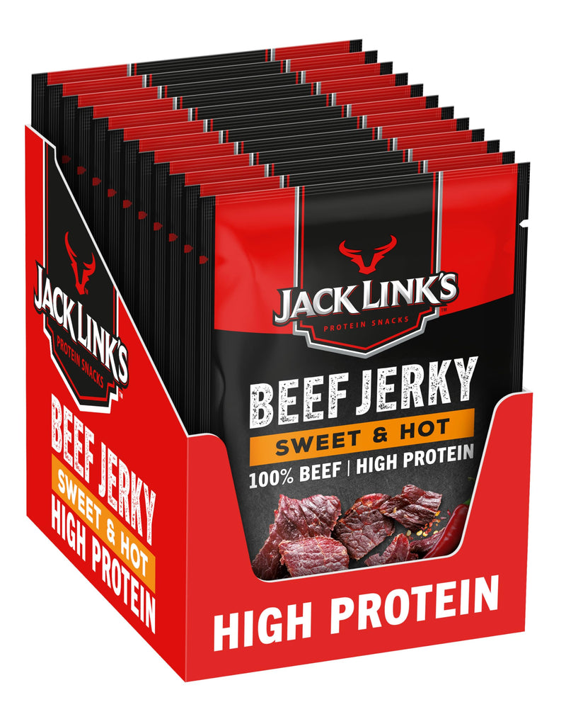 Jack Links Beef Jerky 12x25g Sweet and Hot