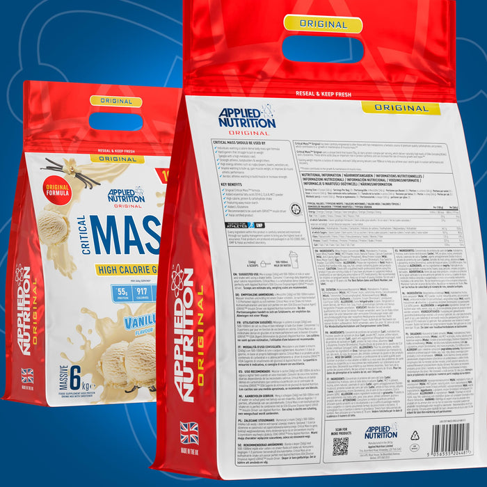 Applied Nutrition Critical Mass ORIGINAL 6kg - Protein Blends at MySupplementShop by Applied Nutrition