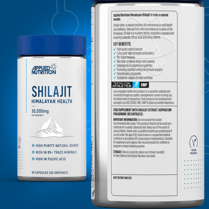 Applied Nutrition Pure Shilajit 90 capsules - Shilajit at MySupplementShop by Applied Nutrition