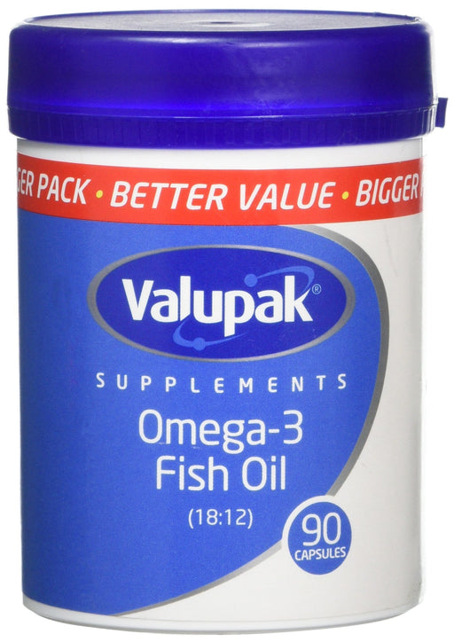 Valupak Omega 3 Fish Oil Capsules 1000mg